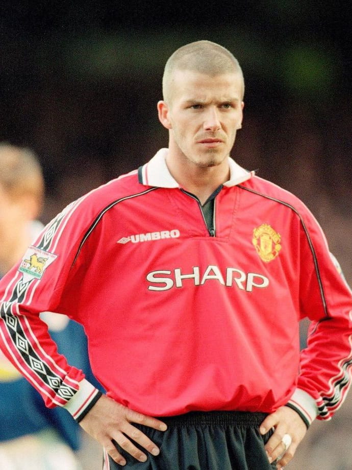 Manchester United 1998 Home — Beckham #7