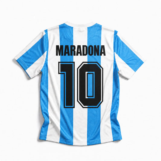 Argentina 1986 Home — Maradona #10